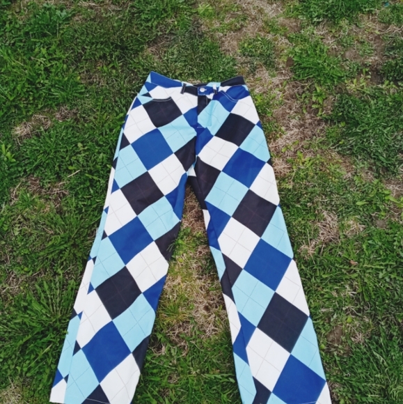 ♡plaid patterned pants - Picture 5 of 5